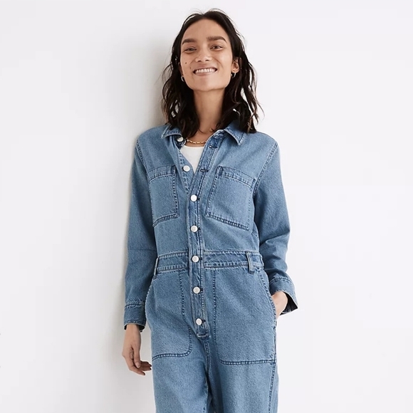 Madewell Pants - NWT Madewell Denim Relaxed Coverall Jumpsuit, XS